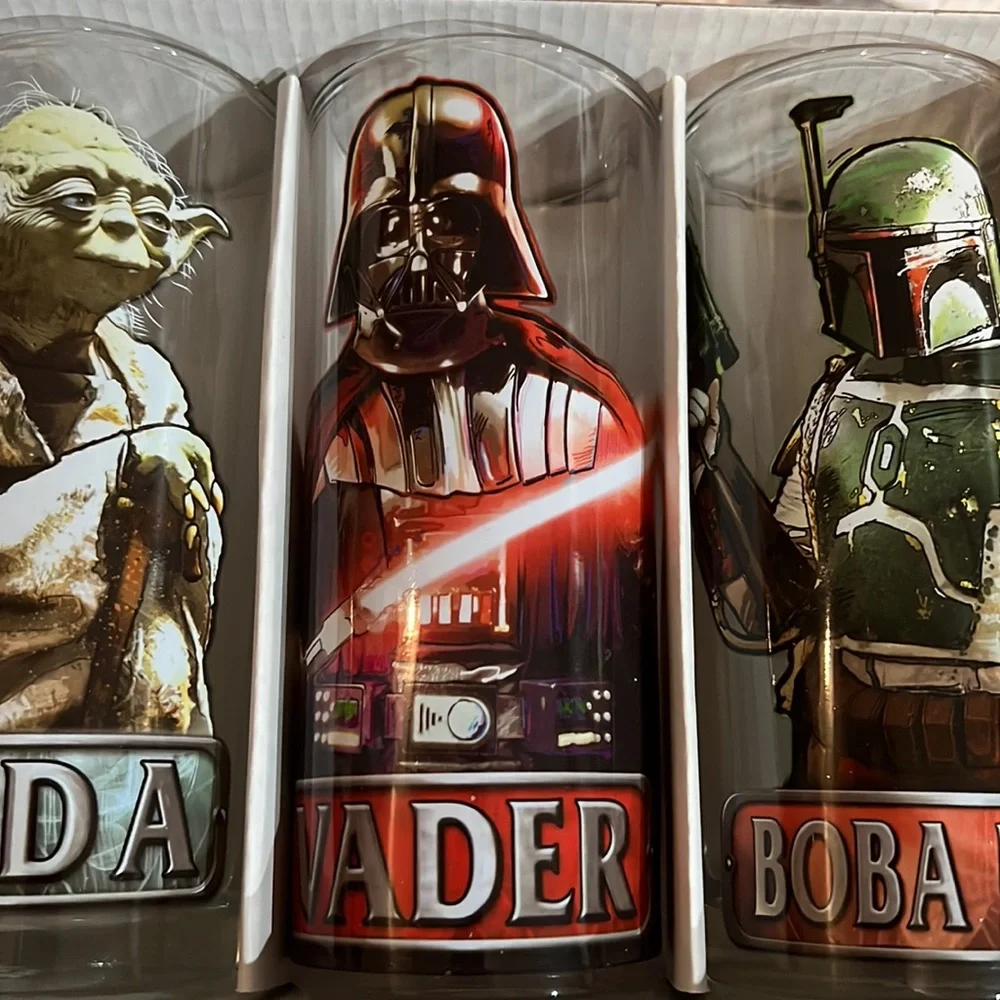 Star Wars glassware set, new in package‎